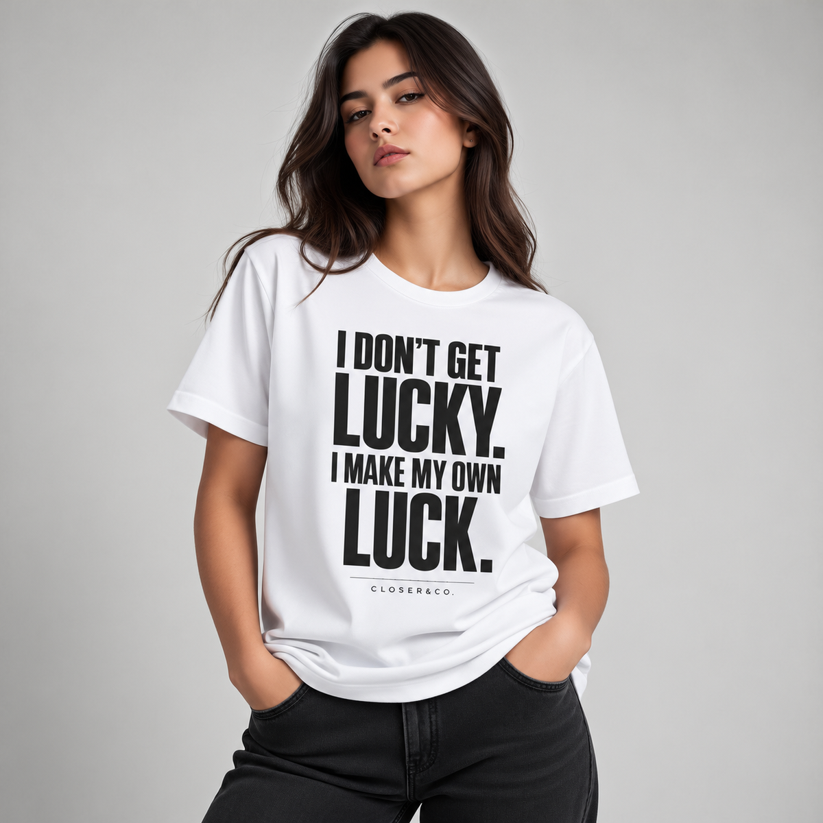 MAKE YOUR OWN LUCK TEE