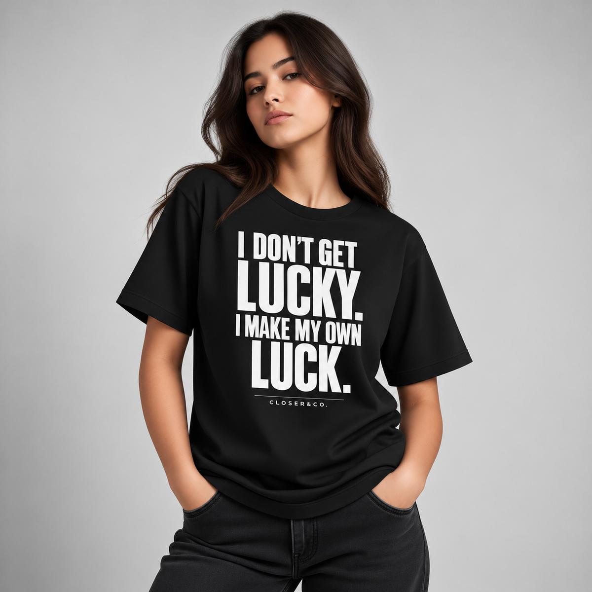 MAKE YOUR OWN LUCK TEE